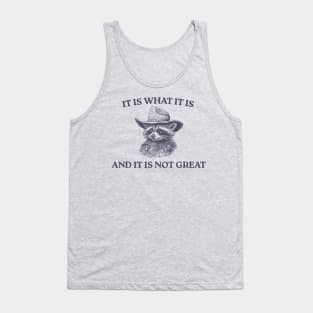 It Is What It Is And It Is Not Great Tank Top